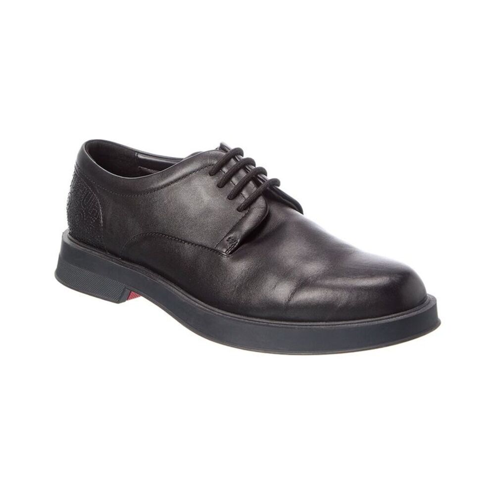 Hugo Boss Lenner Leather Derby, Black